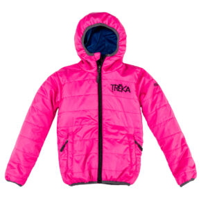 The Lukla Kids Unisex Insulated Jacket - Pink Front