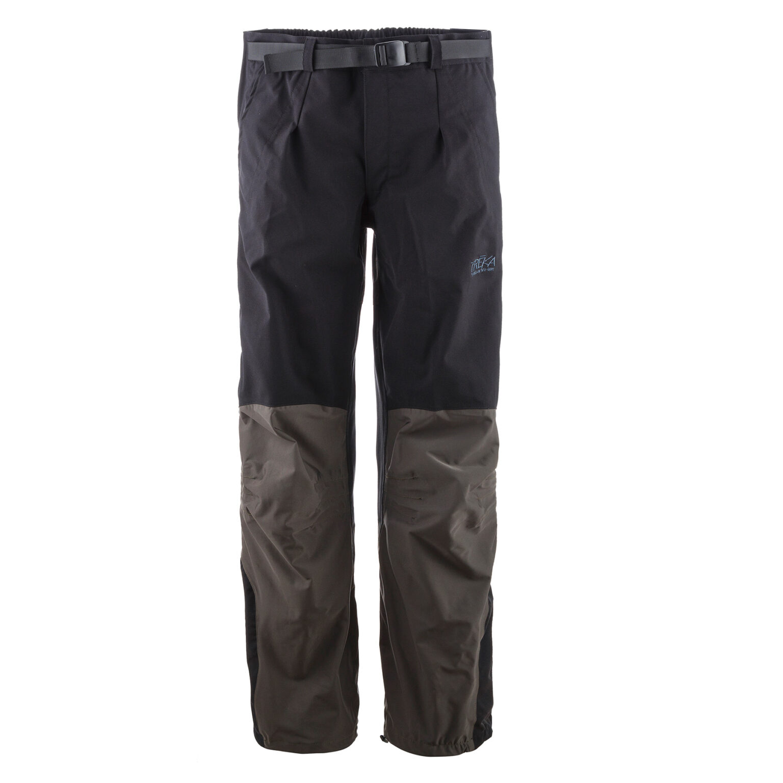 The Namche Men's Snow Pants - Green / Black Front