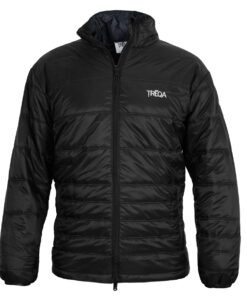 TREQA Men's Sonam Insulated Jacket 150GSM - Black - Front View