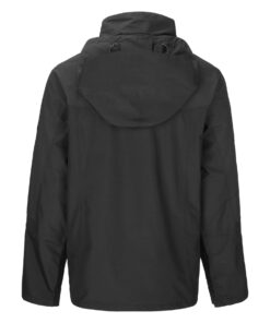 TREQA Men's Yeti Shell Jacket CCS - Black - Back View