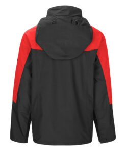 TREQA Men's Yeti Shell Jacket CCS - Red / Black Back View
