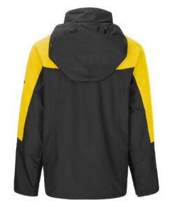TREQA Men's Yeti Shell Jacket CCS - Yellow / Black Back View