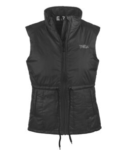 TREQA Women's Kathmandu Vest CCS 150 GSM Black Front