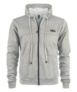 TREQA Men's Hoodie Grey - Front