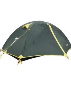 TREQA Light Series 2-person camping tent for outdoor adventures, shown in olive green.